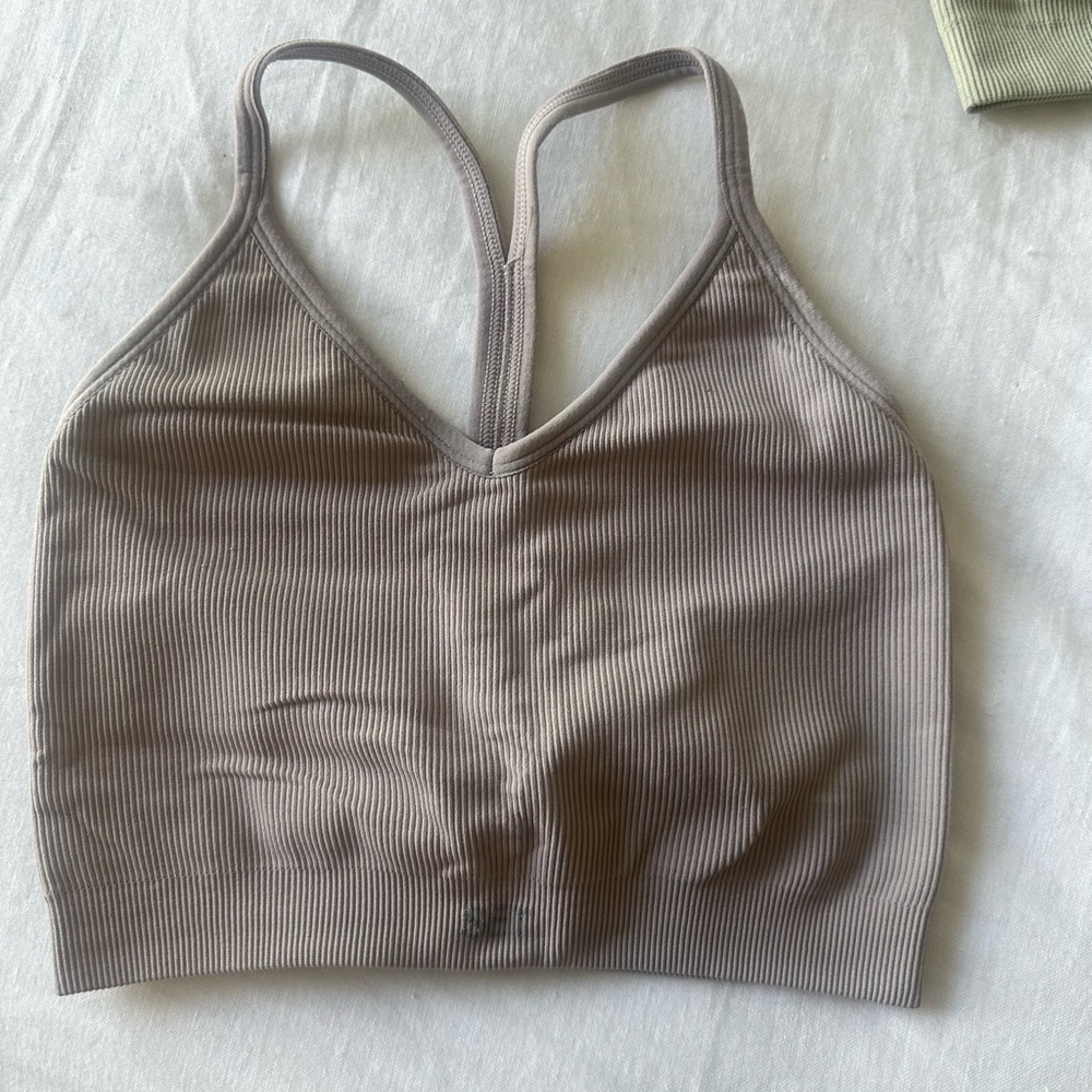 Set Active Ribbed V Bra XS/S